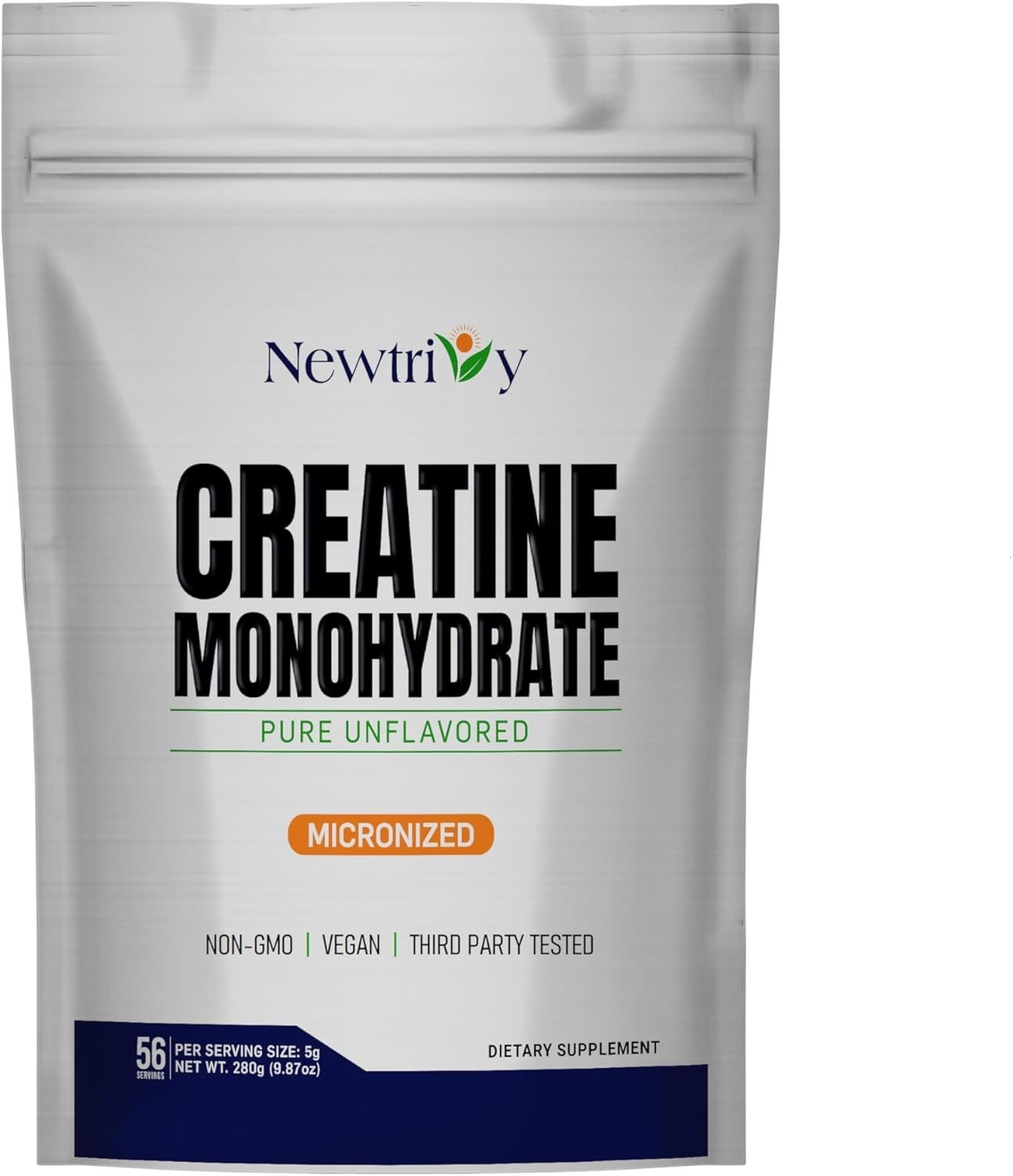 Creatine Monohydrate,Micronized, Pure,Unflavored,280g 9.8oz