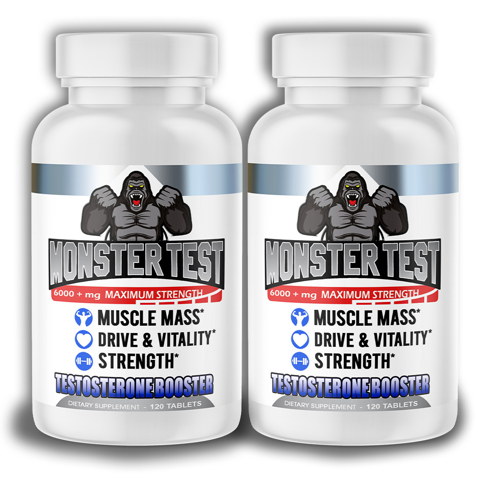 Testosteron Booster Monster Test for Men Testosterona 6,000+ MG Tablets 240ct