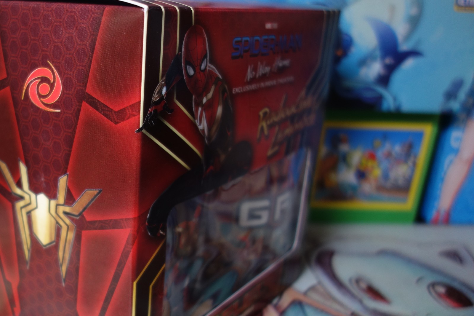 Spiderman No Way Home Red and Blue G fuel Collector’s Box Brand New On Hand!