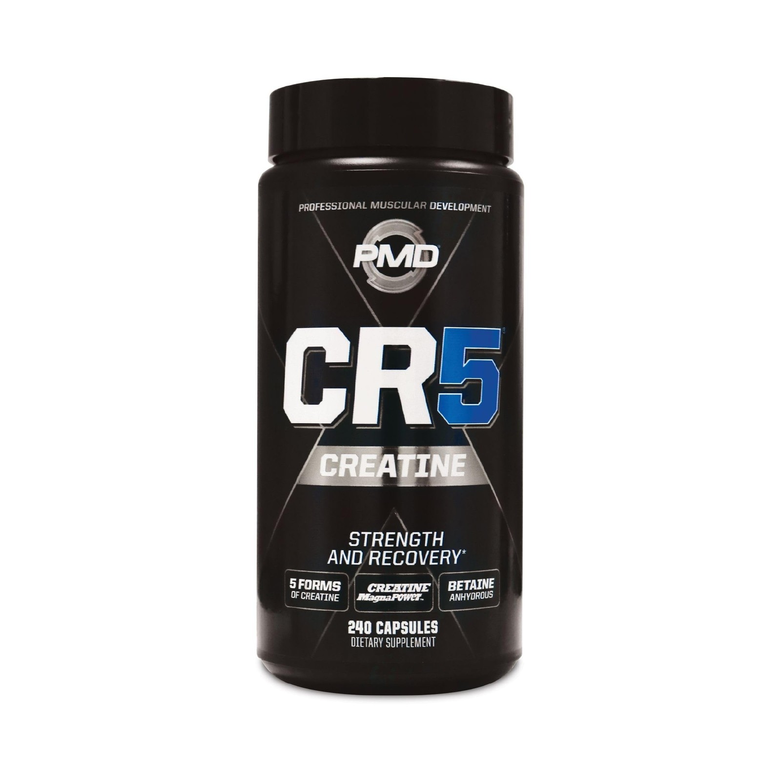 PMD CR5 Creatine for Strength and Recovery – 240 Capsules | Endurance, Energy…