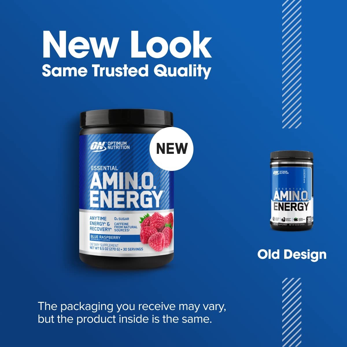 Amino Energy Pre Workout Powder – BCAA, Green Tea, Keto Friendly, Blue Raspberry