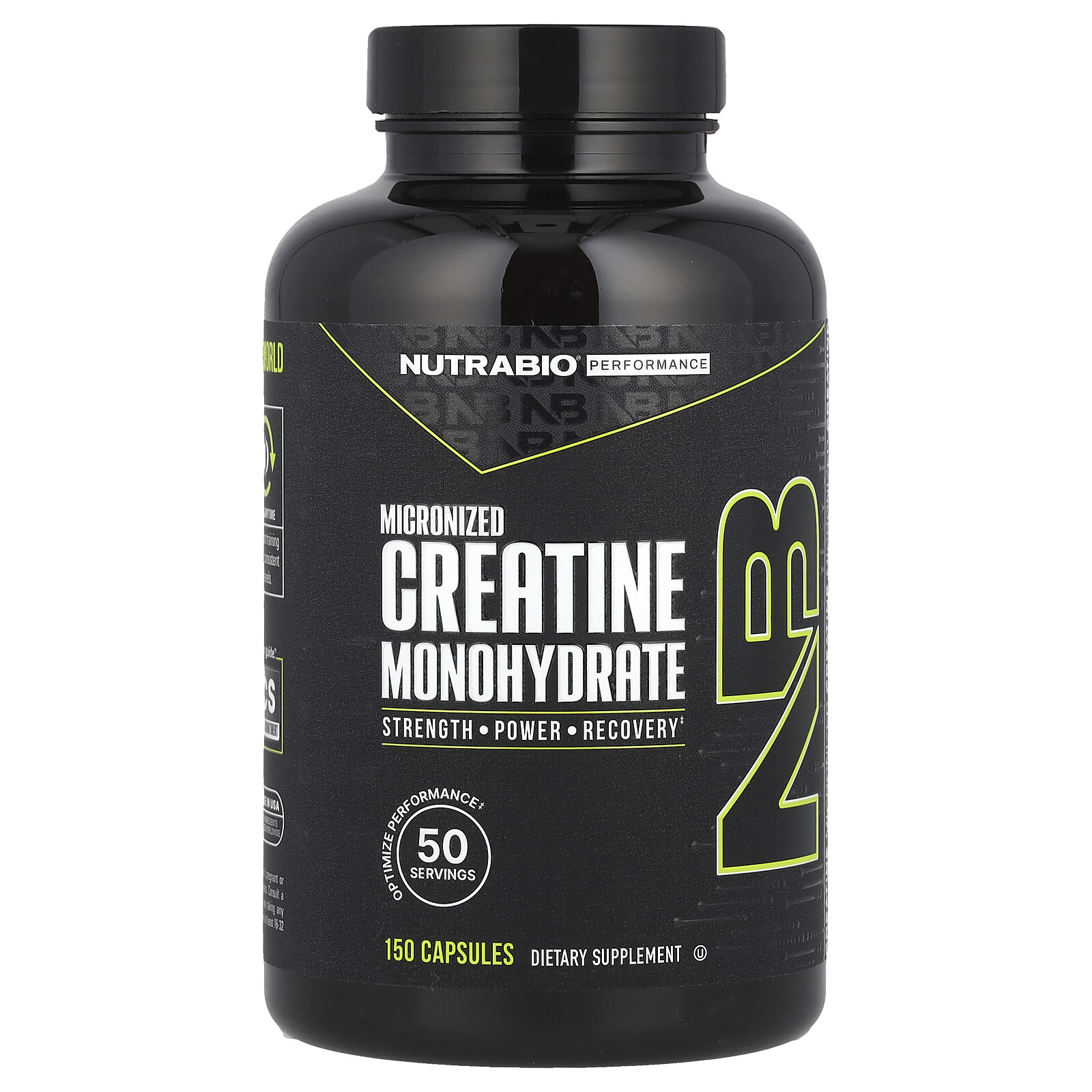 Performance, Micronized Creatine Monohydrate, 2,500 mg, 150 Capsules (833 mg per