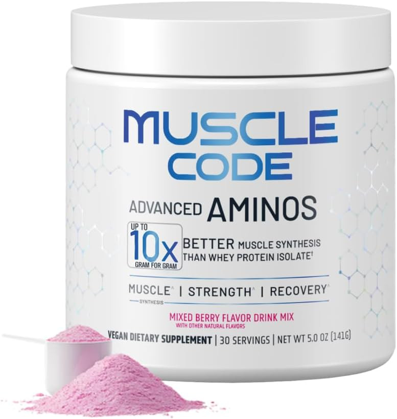 NAUTILUS Muscle Code Essential Amino Acid Powder Muscle Synthesis & Repair & Str