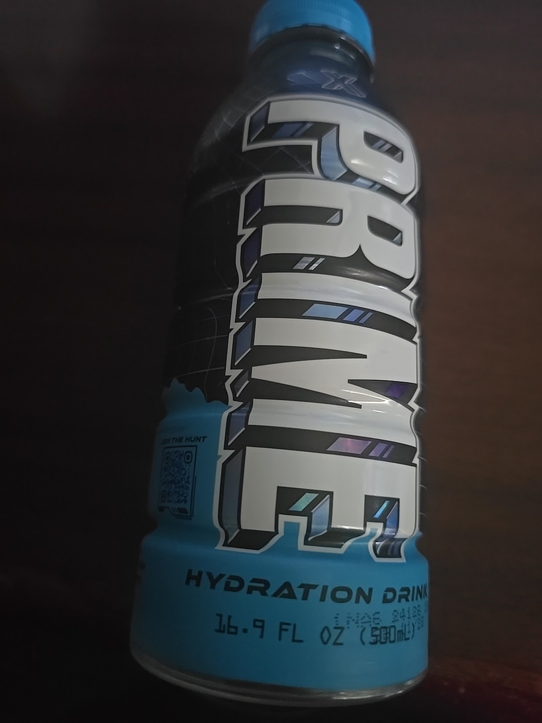 NEW PRIME X TREASURE HUNT HYDRATION DRINK 1 FULL 16.9 FL OZ BLUE BOTTLE