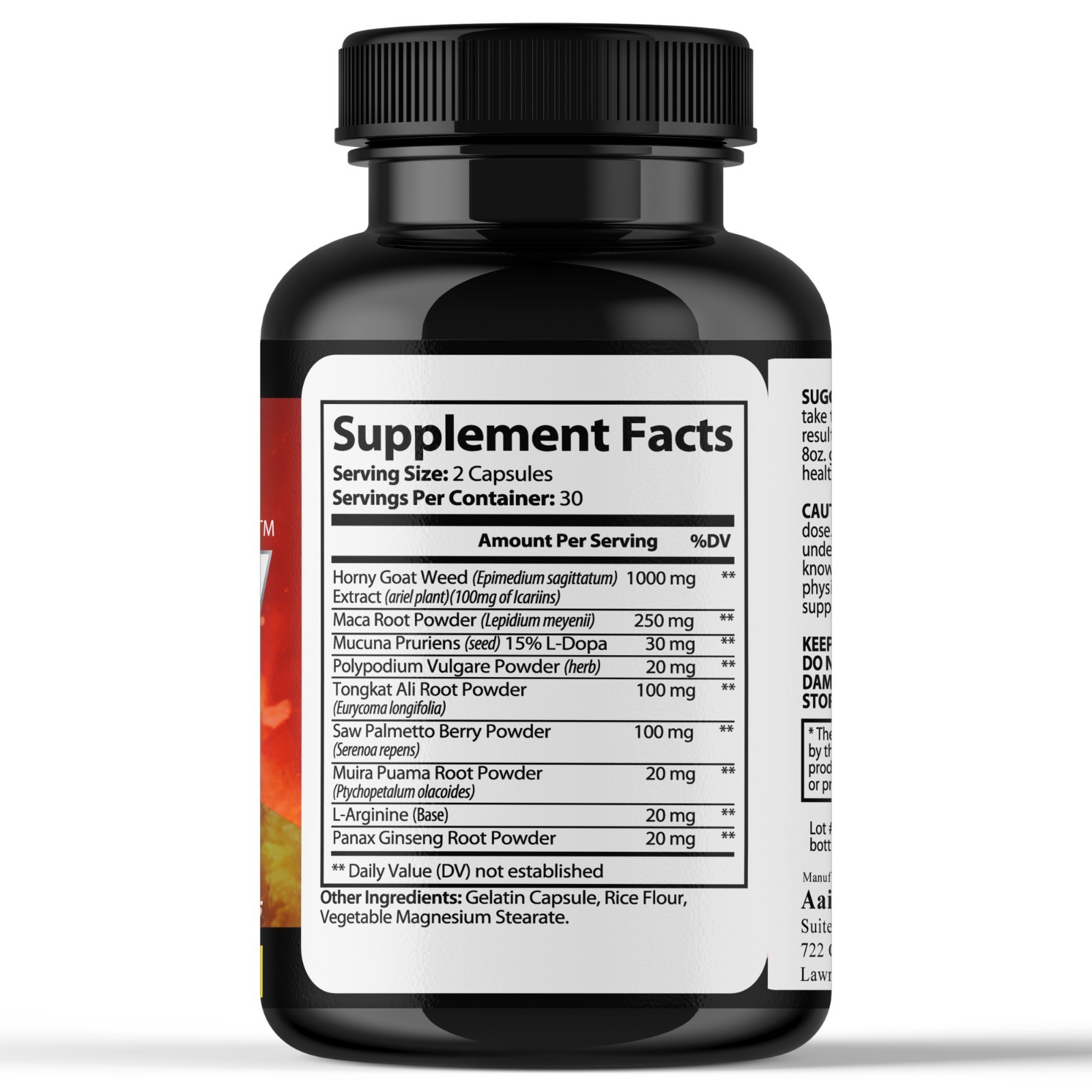 Men Libido Enhancement Pills Mood Support Stamina Energy Vitality Desire60C