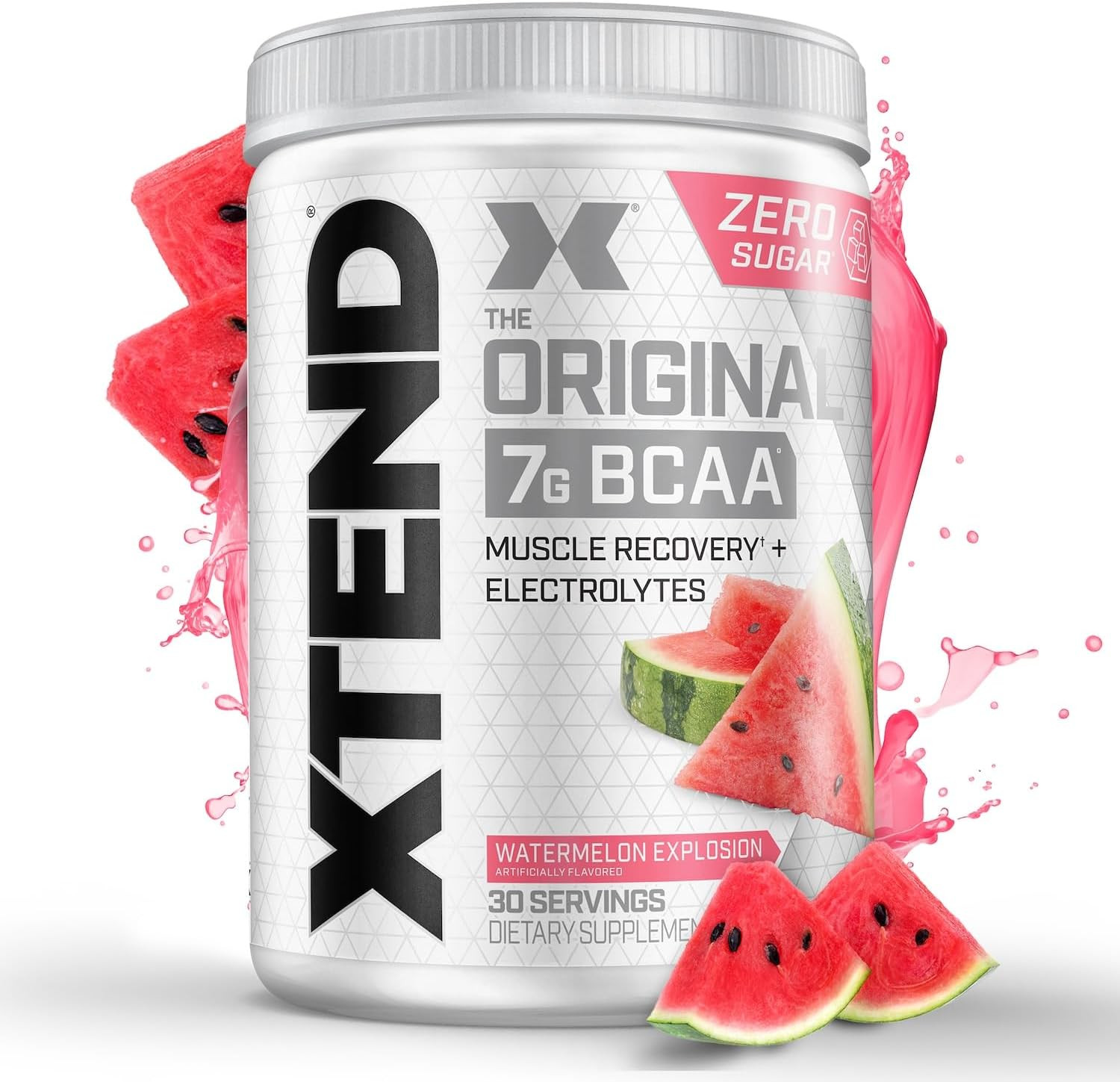 Xtend Original BCAA Powder 7G BCAA and 2.5G L-Glutamine, Sugar Free Post Workout
