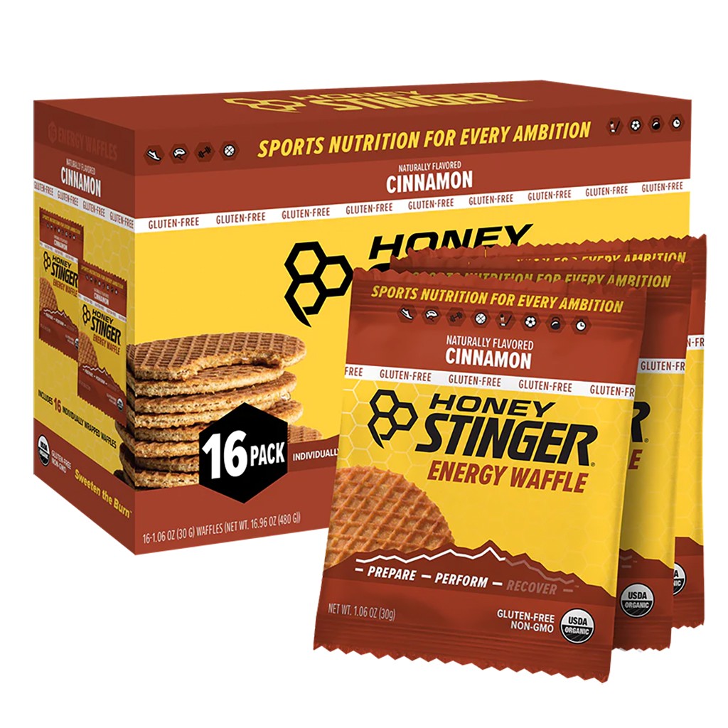 Honey Stinger Gluten Free Organic Waffle – Cinnamon, Box of 12