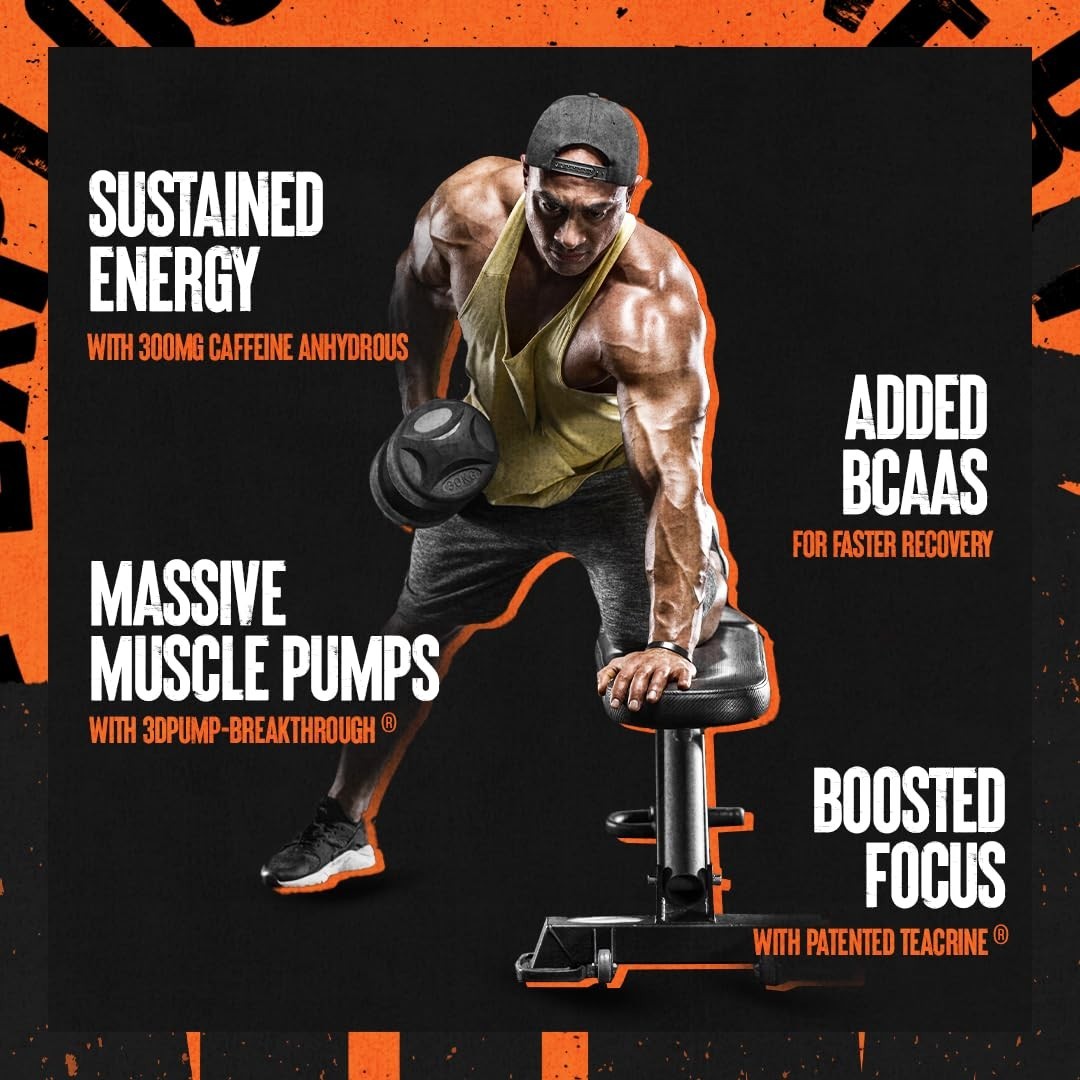 Hydration & Preworkout Powder with Beta Alanine, Caffeine, Electrolytes – Strawb