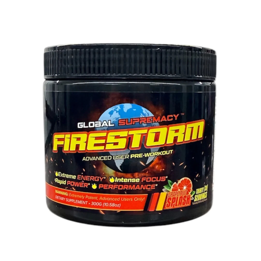 Global Supremacy Firestorm Advanced Hardcore Pre-Workout 30 Servings Pick Flavor
