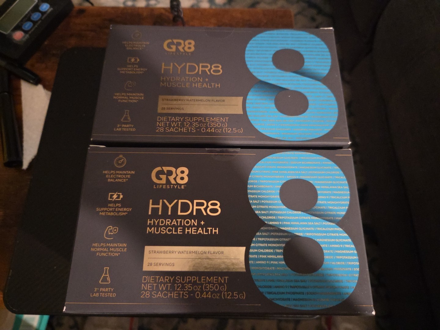 (2) Hydr8 Hydration + Muscle Health – Strawberry Watermelon – (56) TOTAL serving