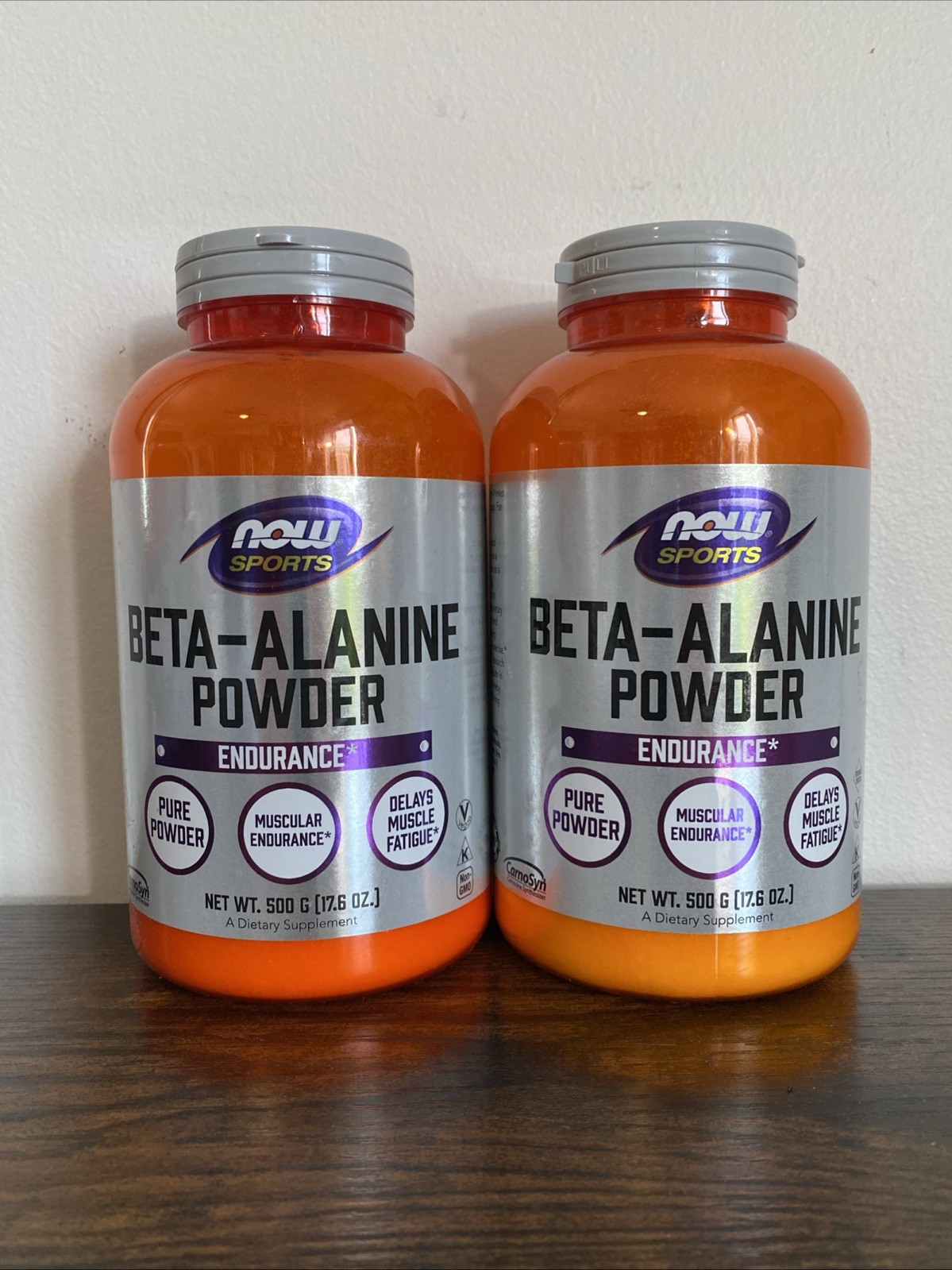 Now Foods Sports Beta-Alanine Powder 500 g (17.6 oz.), Qty. 2