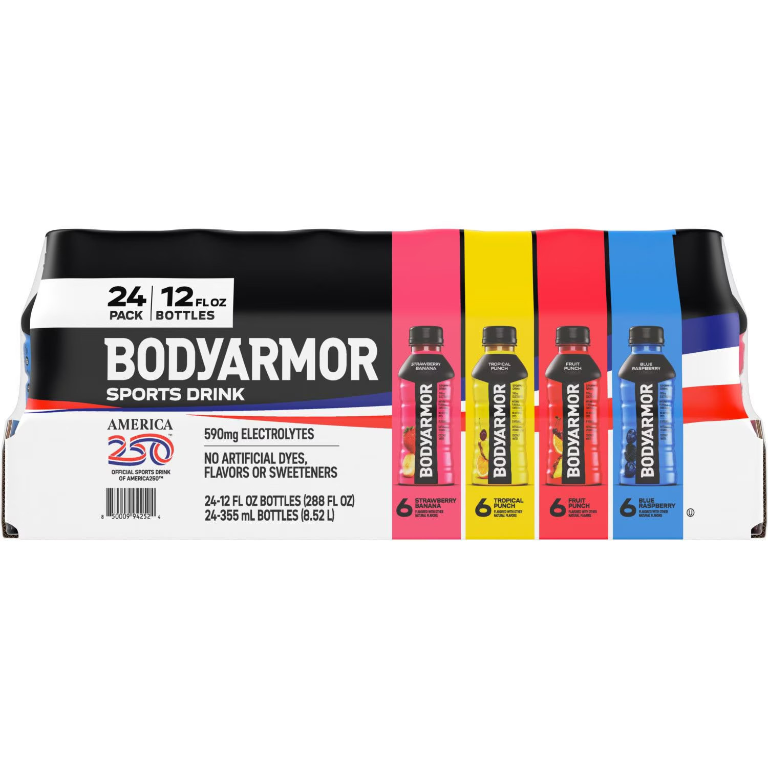 BODYARMOR Sports Drink Variety Pack 12 fl oz 24 Pack Electrolyte Hydration Mix