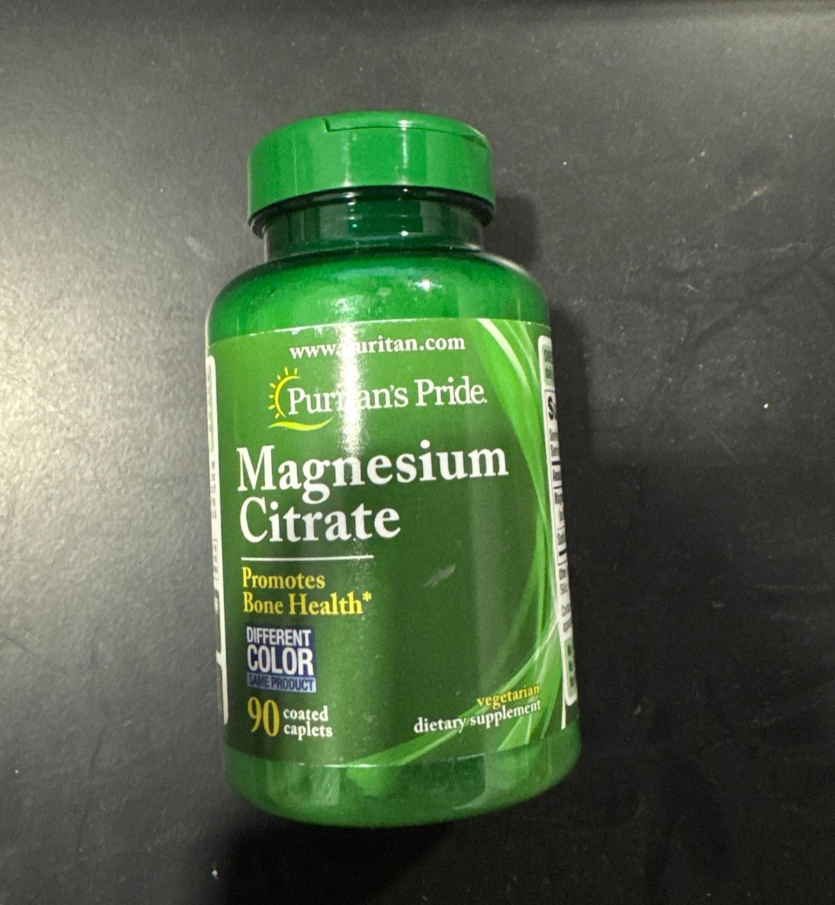 Puritan’s Pride Magnesium Citrate 400mg serving – 90 coated caplets | Exp 08/27