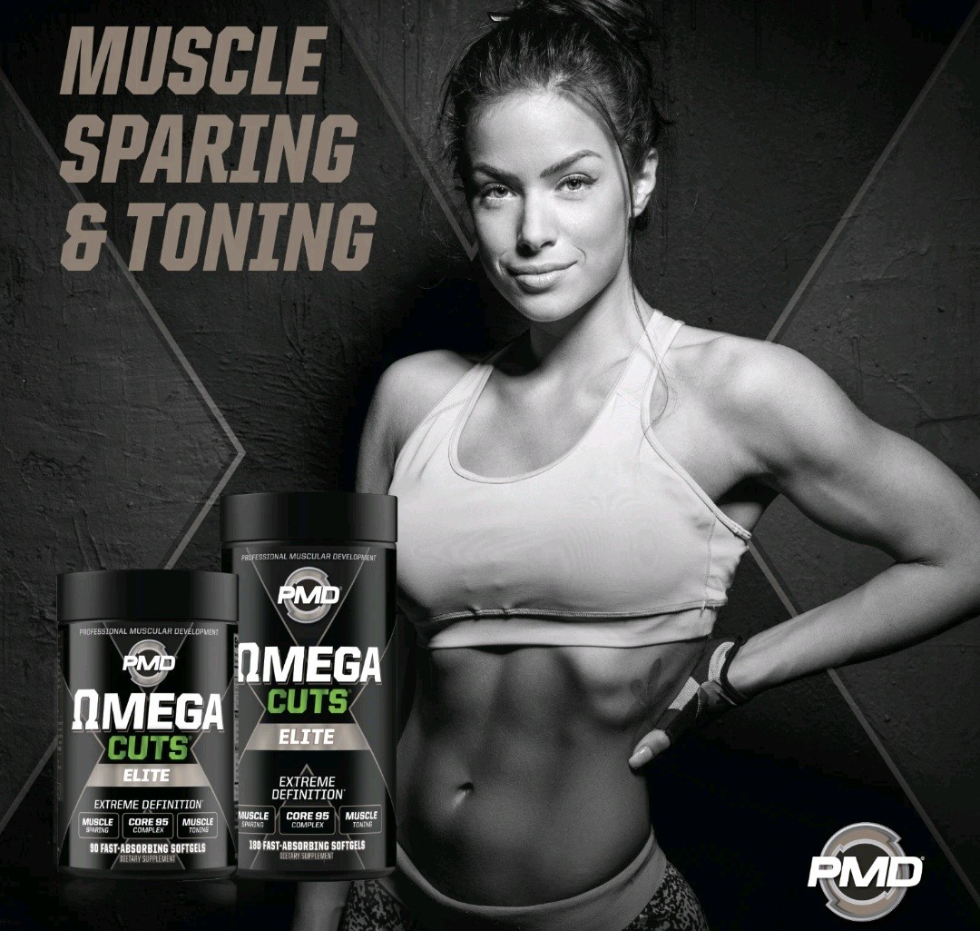 Omega Cuts Elite- Omega Fatty Acids & CLA for Muscle & Definition – 90 Softgels