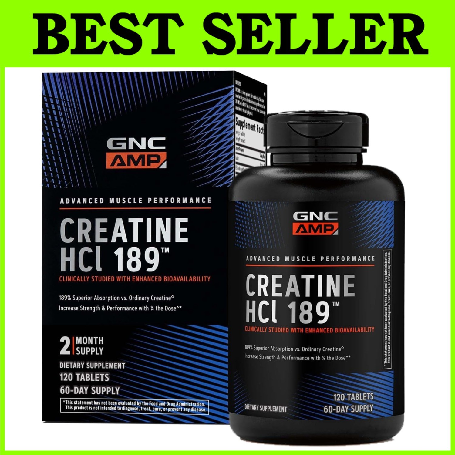 Fast Absorbing Creatine HCl 189 for Athletes