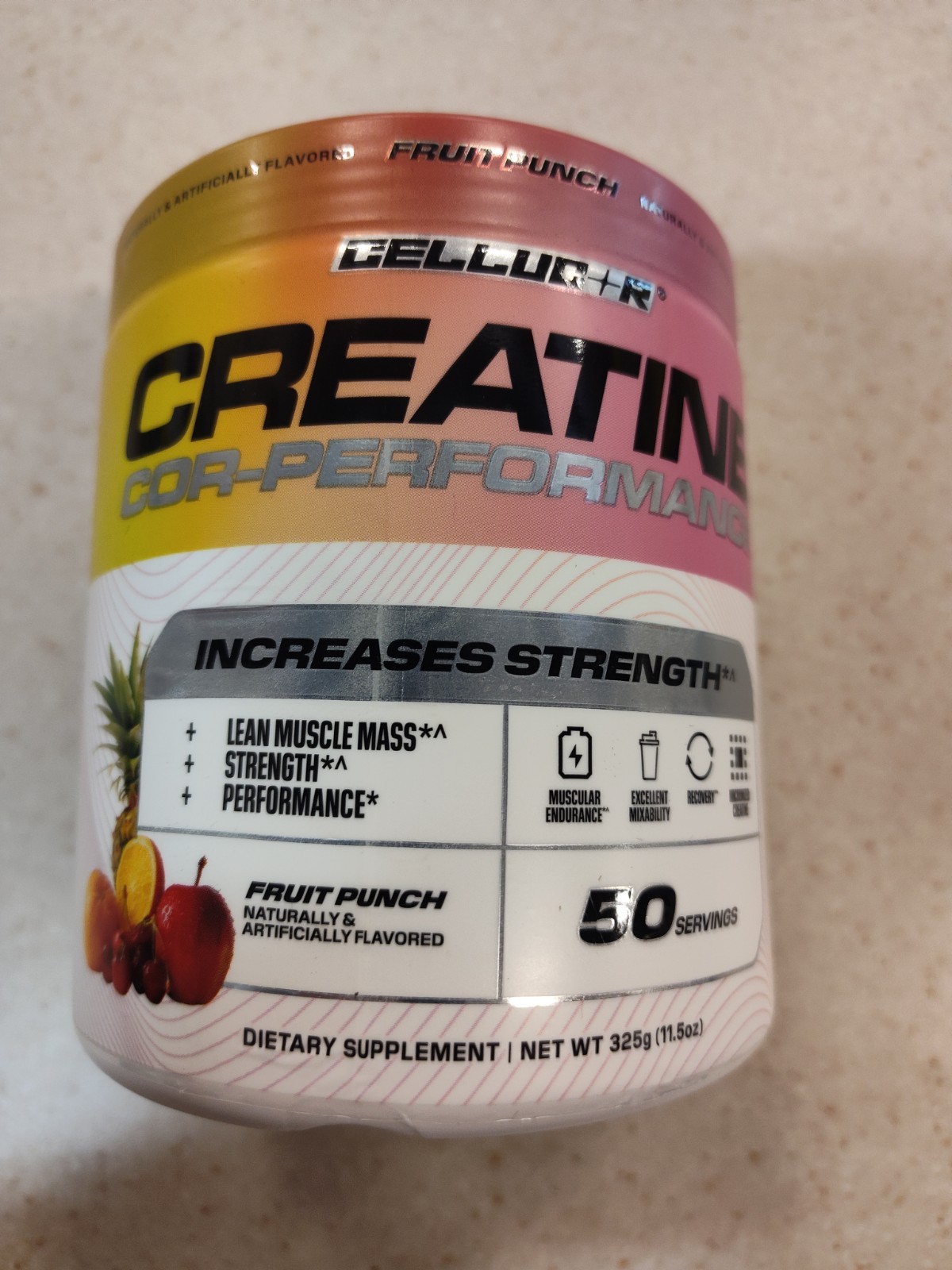 Cellucor Cor-Performance Supplement Powder – Fruit Punch – 11.5oz EXP:03/2027