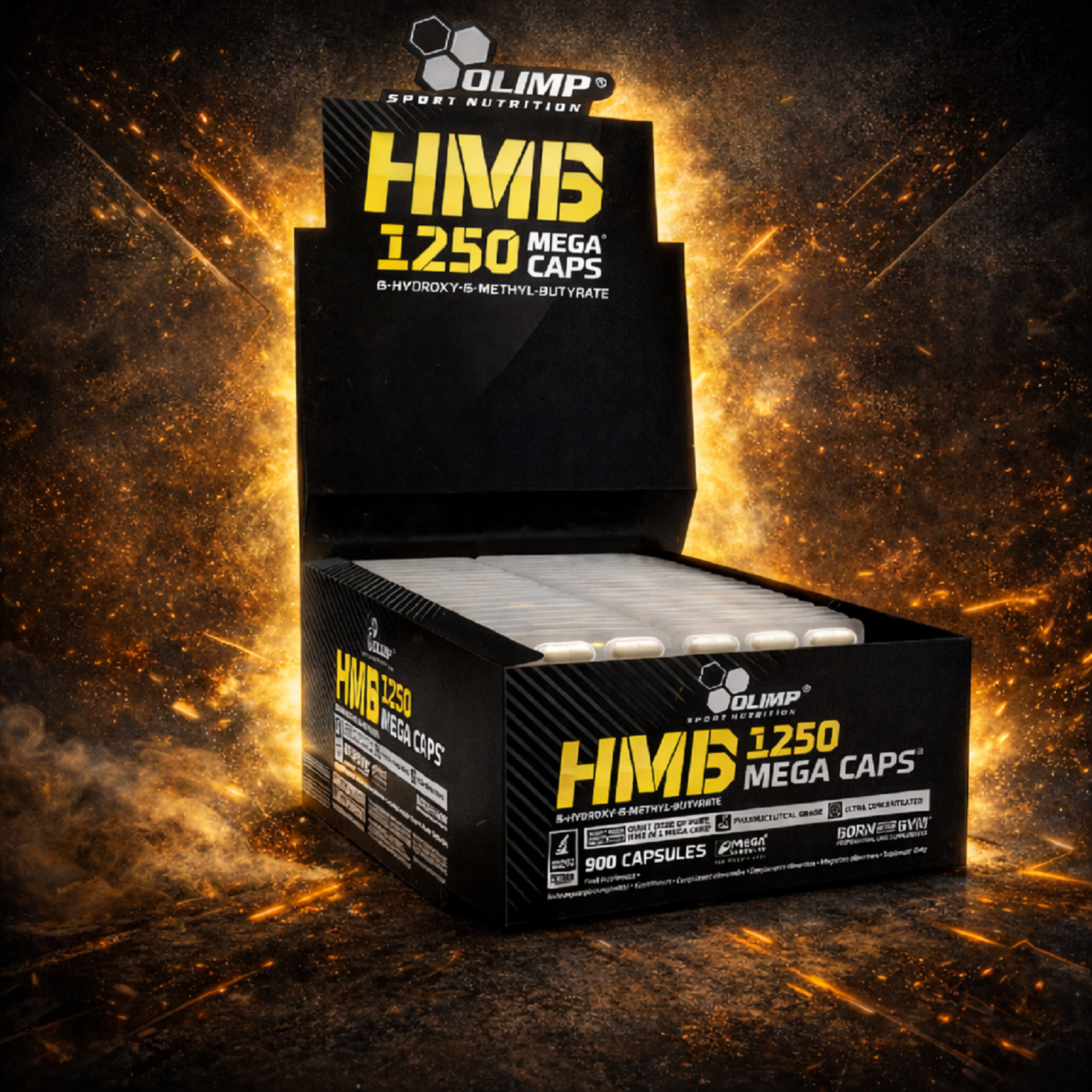 HMB Blisters Anticatabolic Anabolic Fat Burner Lean Ripped Muscle Mass Growth
