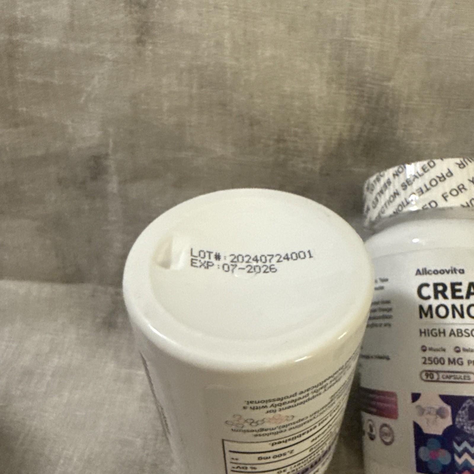 2x! Creatine Capsules 90 Count 2500mg Non-GMO Gluten Free for Maximum Effect