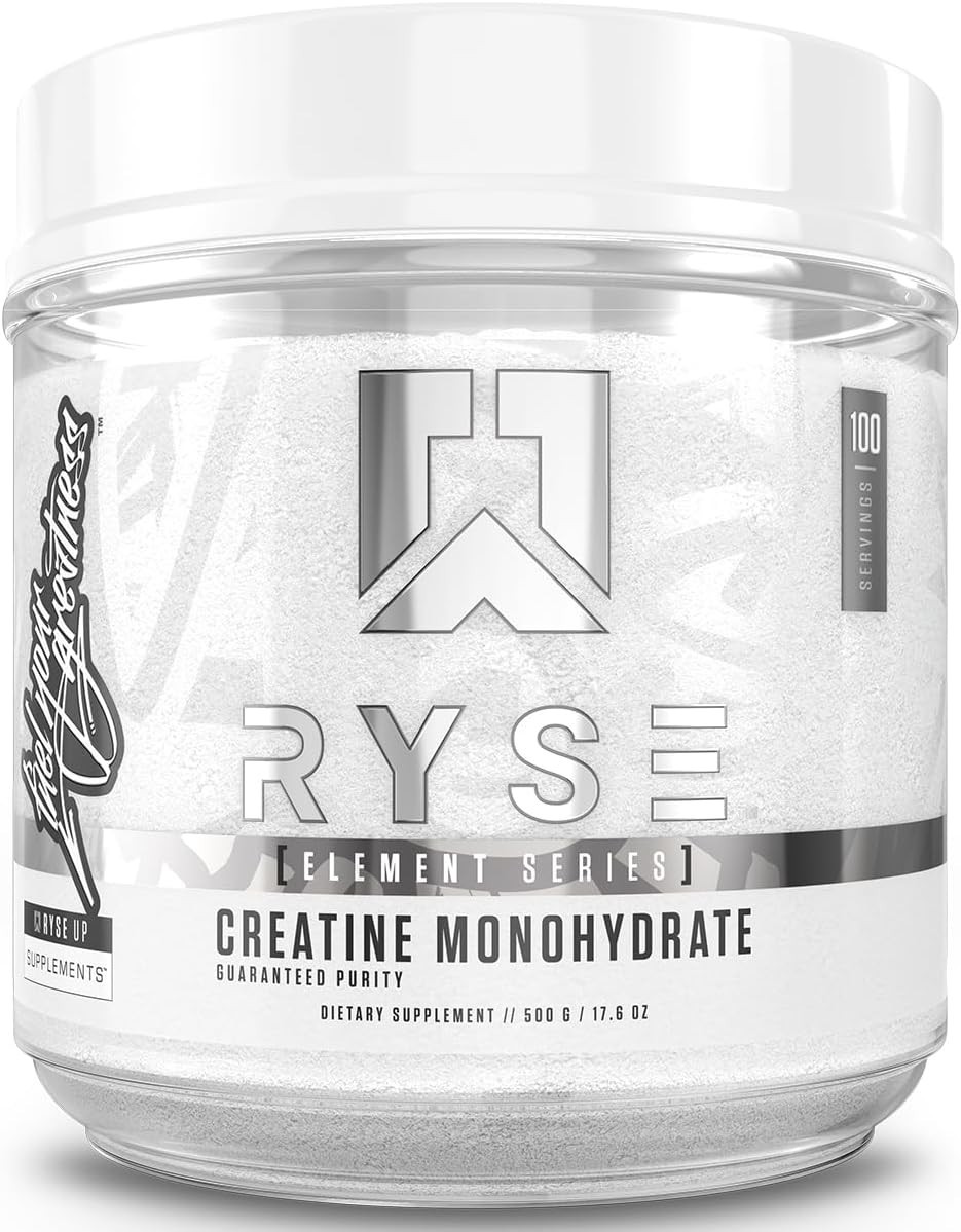 RYSE Creatine Monohydrate Powder – Unflavored – Supports Men & Women Lean Muscle