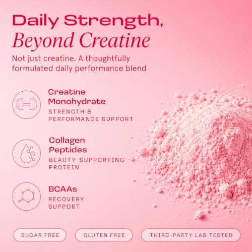 Peach Perfect Creatine for Women Pink Lemonade 30 Servings