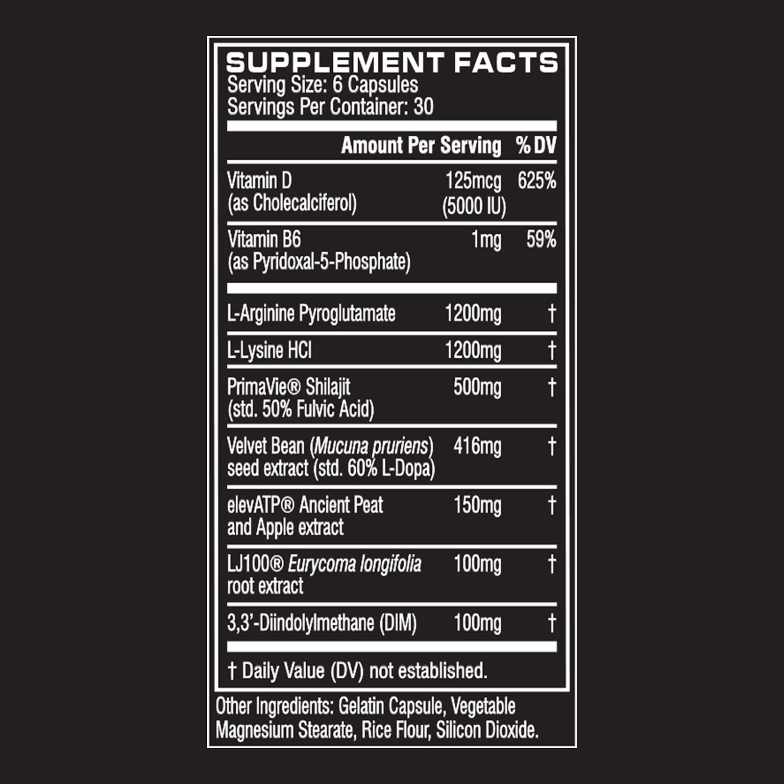 Cellucor P6 Ultimate GH Test Booster for Men, Growth Hormone Support Pills for