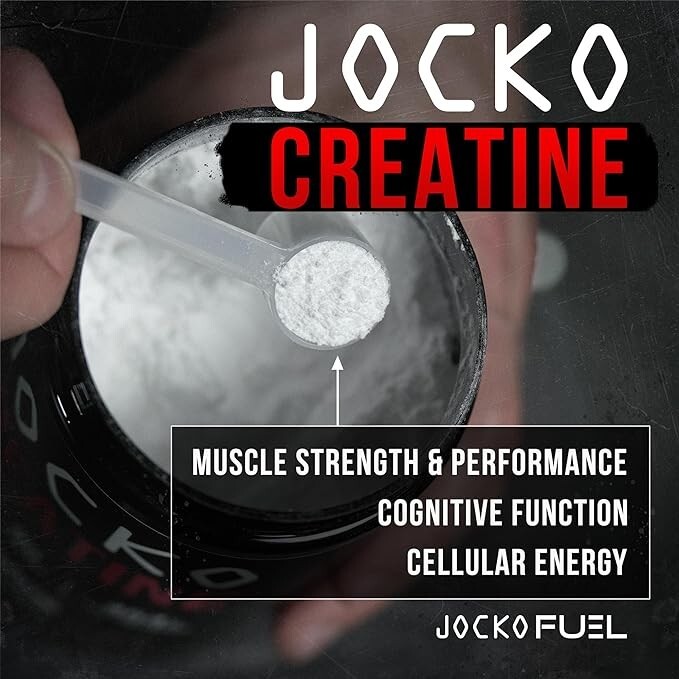 JOCKO Creatine Monohydrate Powder 400 Grams 16 Ounces Unflavored 90 Servings New