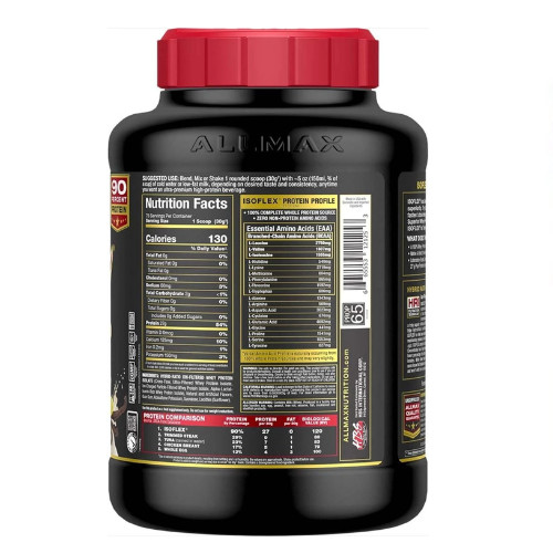 Allmax Nutrition IsoFlex – Pure Whey Protein Isolate Vanilla 5 lbs (2.27 kg)