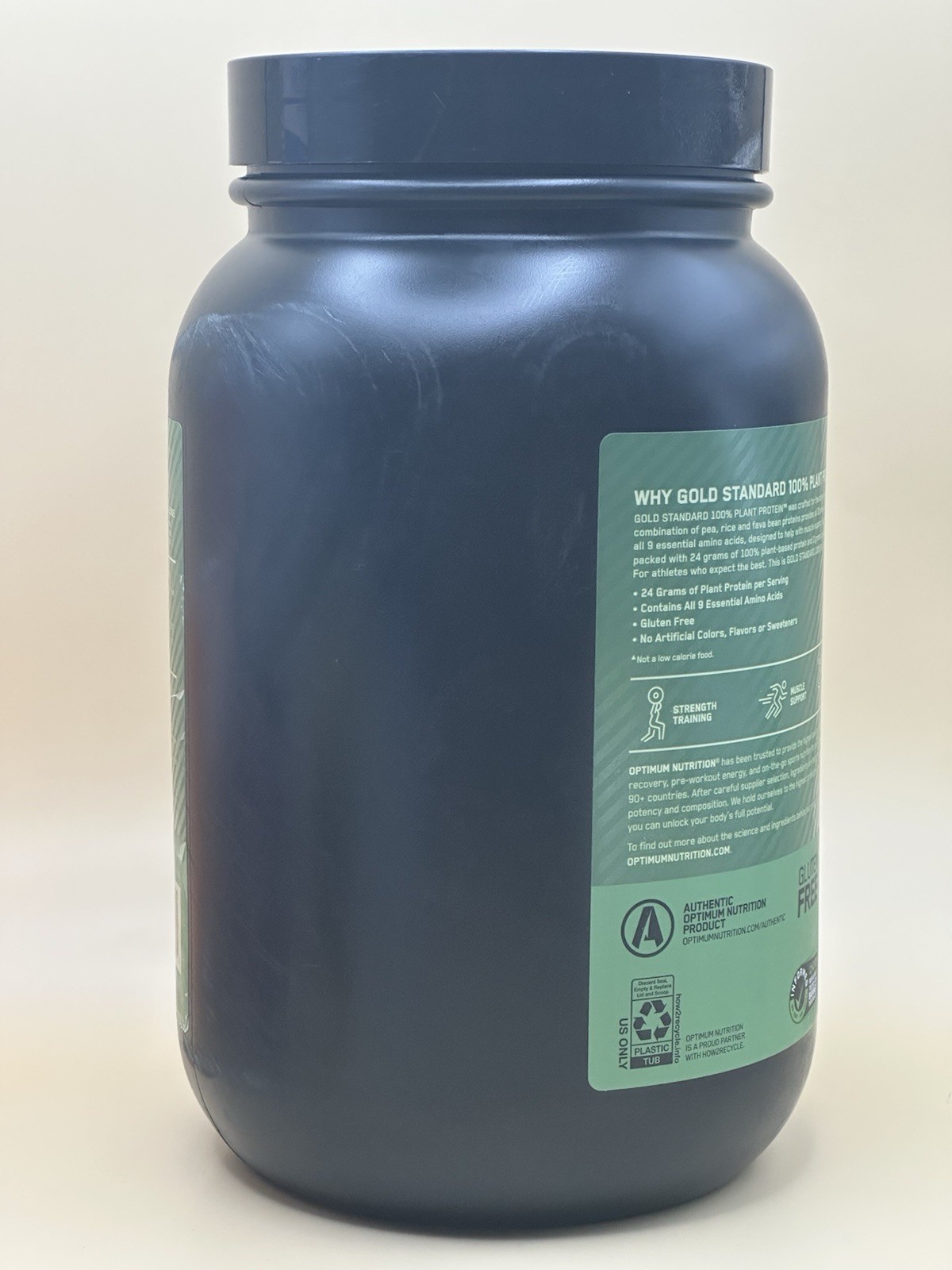 Gold Standard® 100% Plant Protein, Creamy Vanilla, 1.63 lbs (740 g)