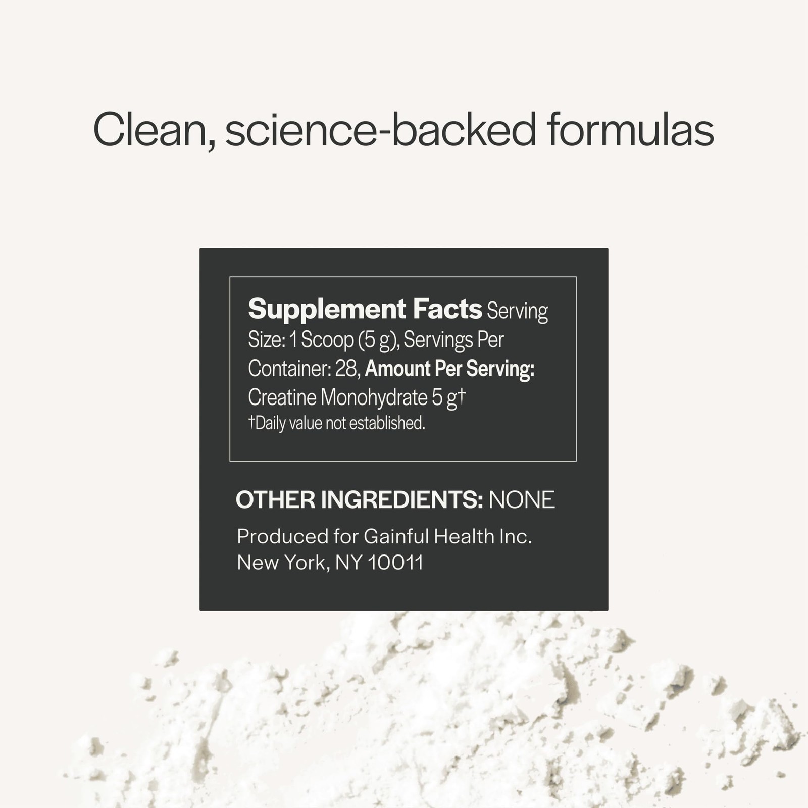 Gainful Creatine Powder, Post Workout Amino Acid 4.9 Ounce (Pack of 1)