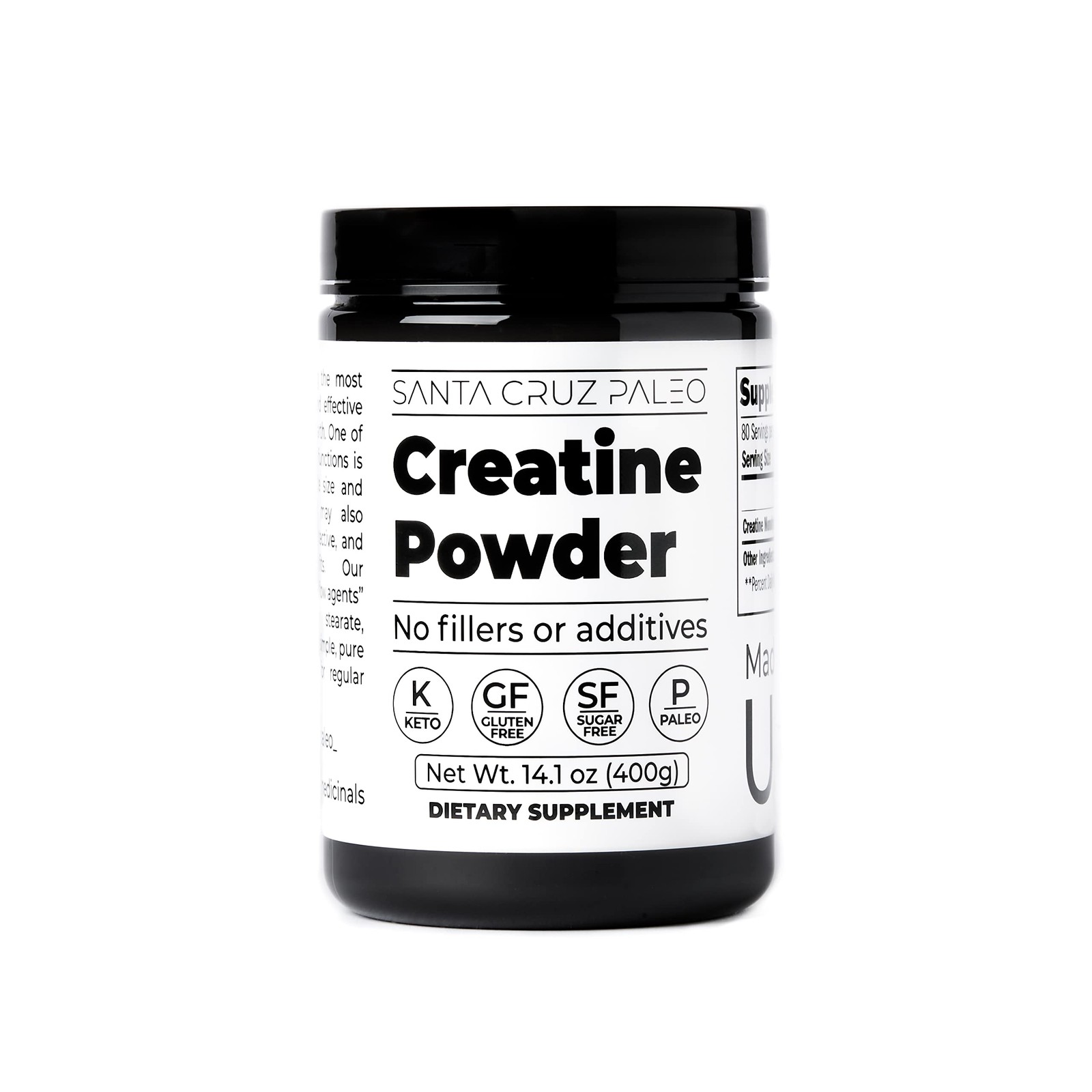 Santa Cruz Paleo, Creatine Monohydrate 14.1 Ounce (Pack of 1), Wwab-aza1528
