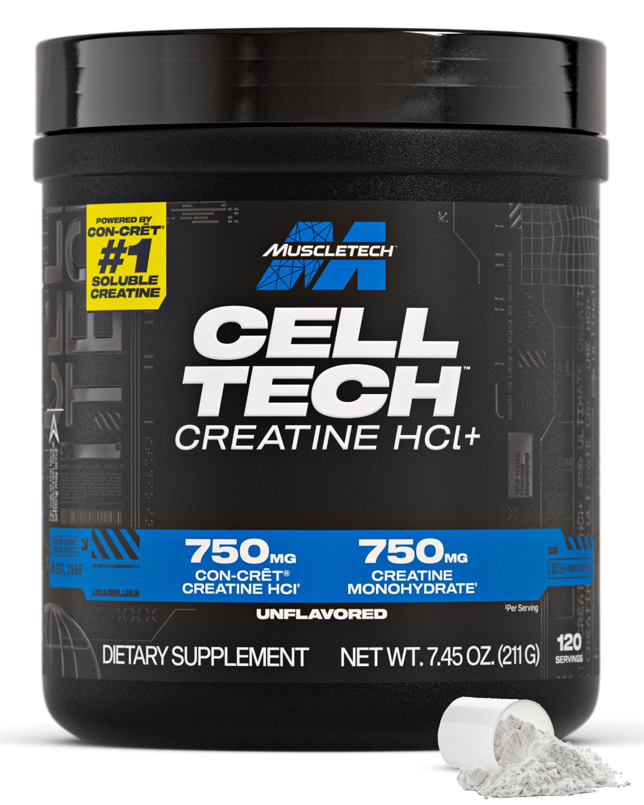 MuscleTech Creactor Creatine HCl Powder – 120 Servings