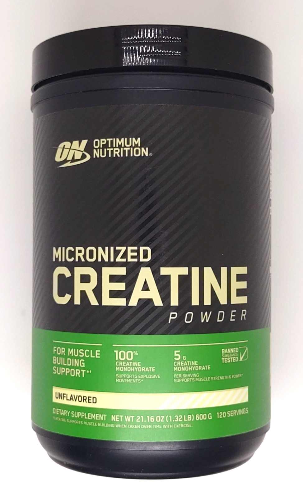 Optimum Nutrition Micronized Creatine Monohydrate Powder Unflavored WT 21.16 OZ