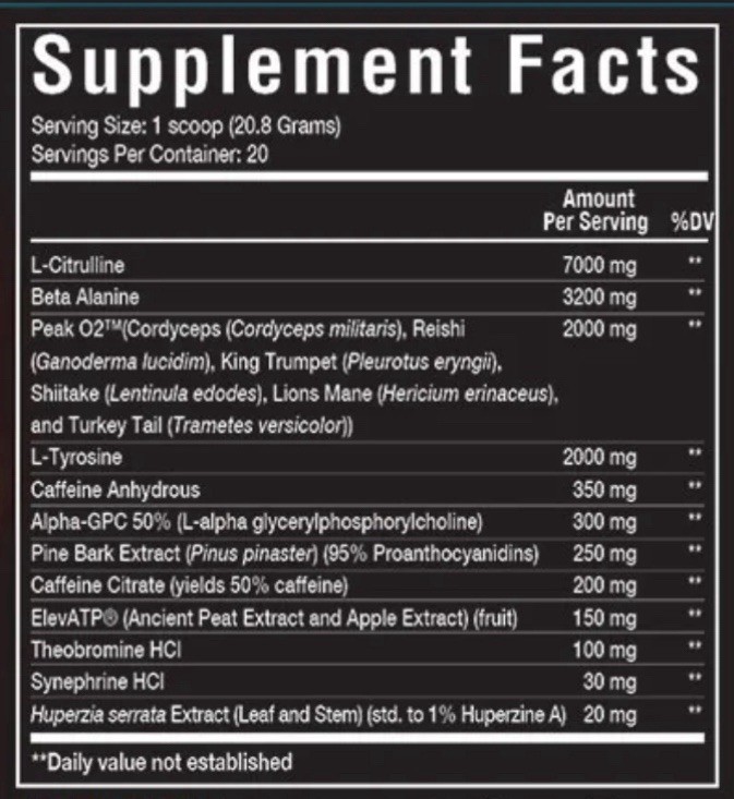 PRE-WORKOUT – Mercia Labz – CASTLE BRAVO: Fairground Apple [14.7 Oz] EX 01/26