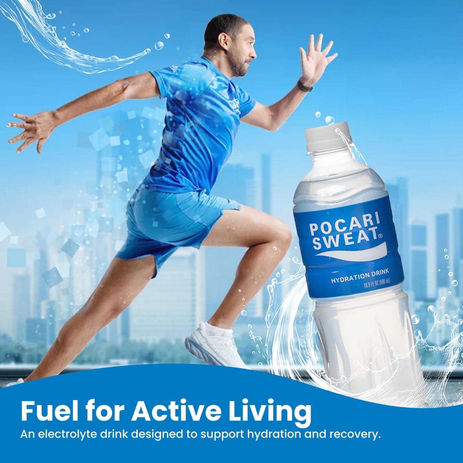 Electrolyte Drink 24 Pack – Hydration & Recovery Beverage, 16.9 fl oz Bottles