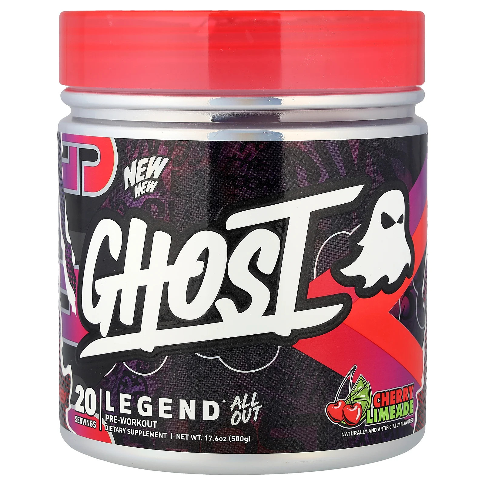 Legend® All Out Pre-Workout, Cherry Limeade, 17.6 oz (500 g)