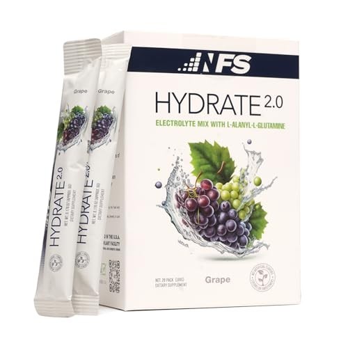 Electrolyte Hydration Powder Packets – Advanced Recovery Formula, 20 Grape Packe