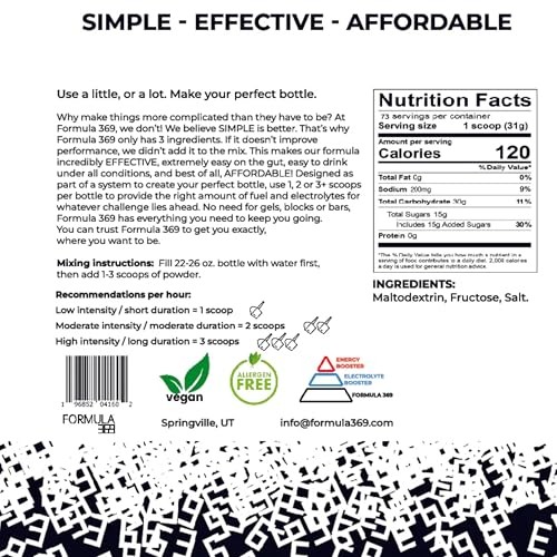 High Carbohydrate Sports Fuel – Value Size 5 lb 5 Pound (Pack of 1) Unflavored