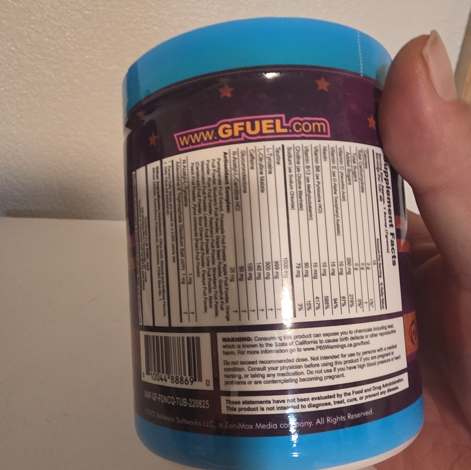 G Fuel Nuka Cola GFuel Energy Formula Quantum 40 Servings Exp: 03/2027