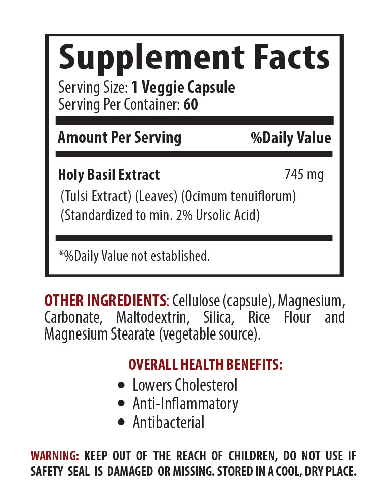 Mood bracelet – HOLY BASIL EXTRACT 745MG 2B – basil cleaner