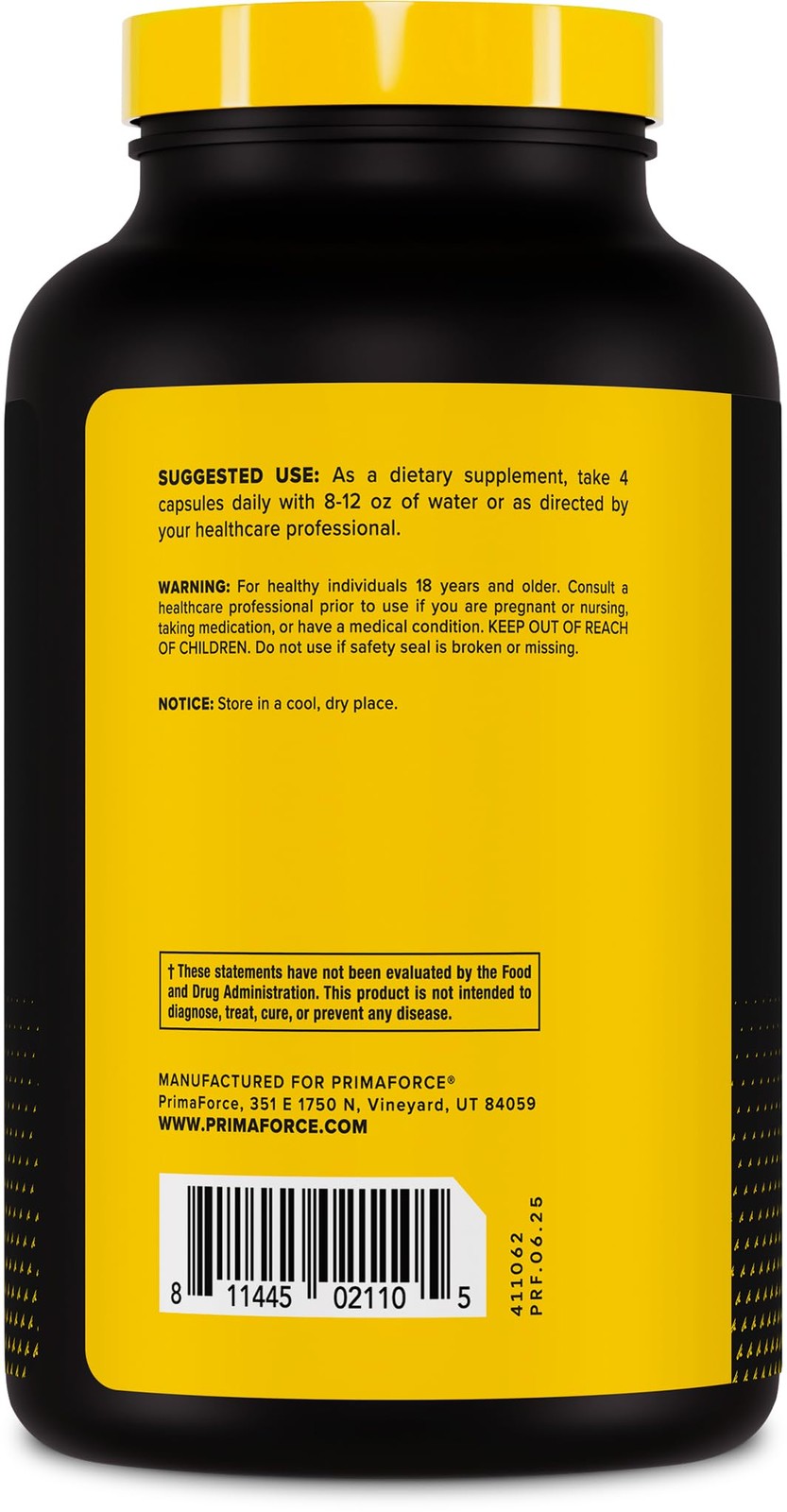 Primaforce Creatine Monohydrate Capsules (3,000mg) 240 240 Count (Pack of 1)