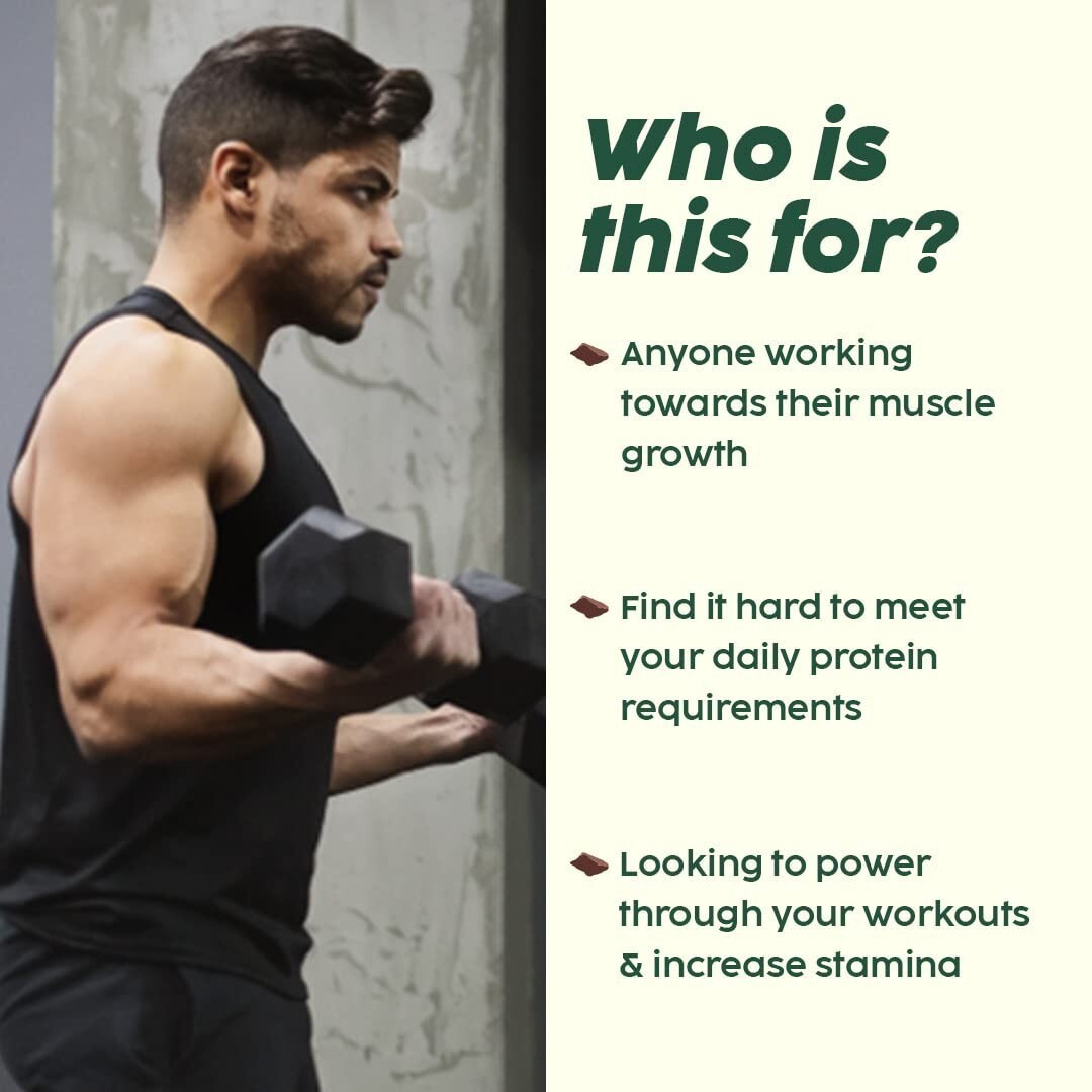 PLIX – THE PLANT FIX Strength Vegan Plant Protein Powder Chocolateb – 1 KG
