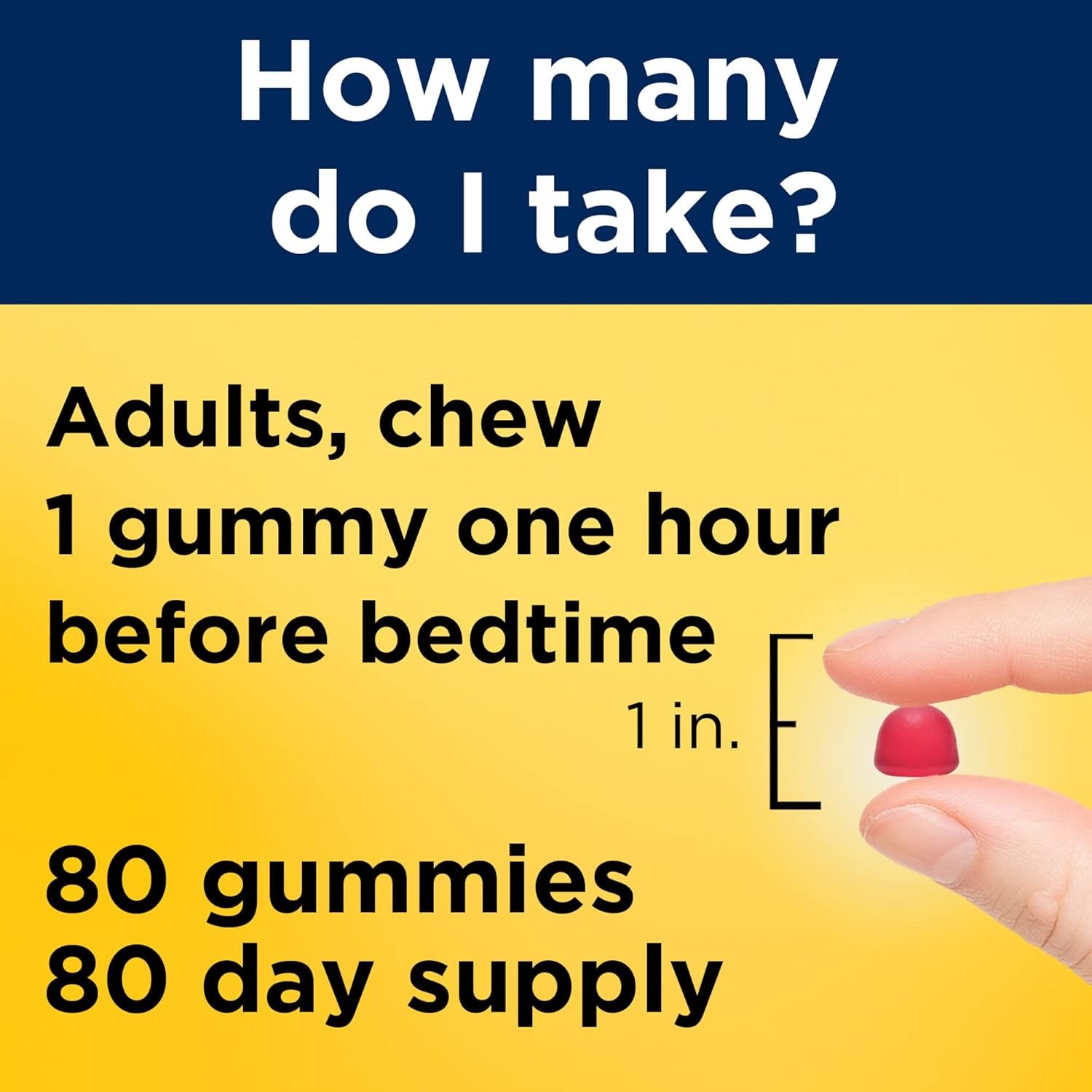 Nature Made Melatonin Gummies 2.5 mg, 80 Gummies