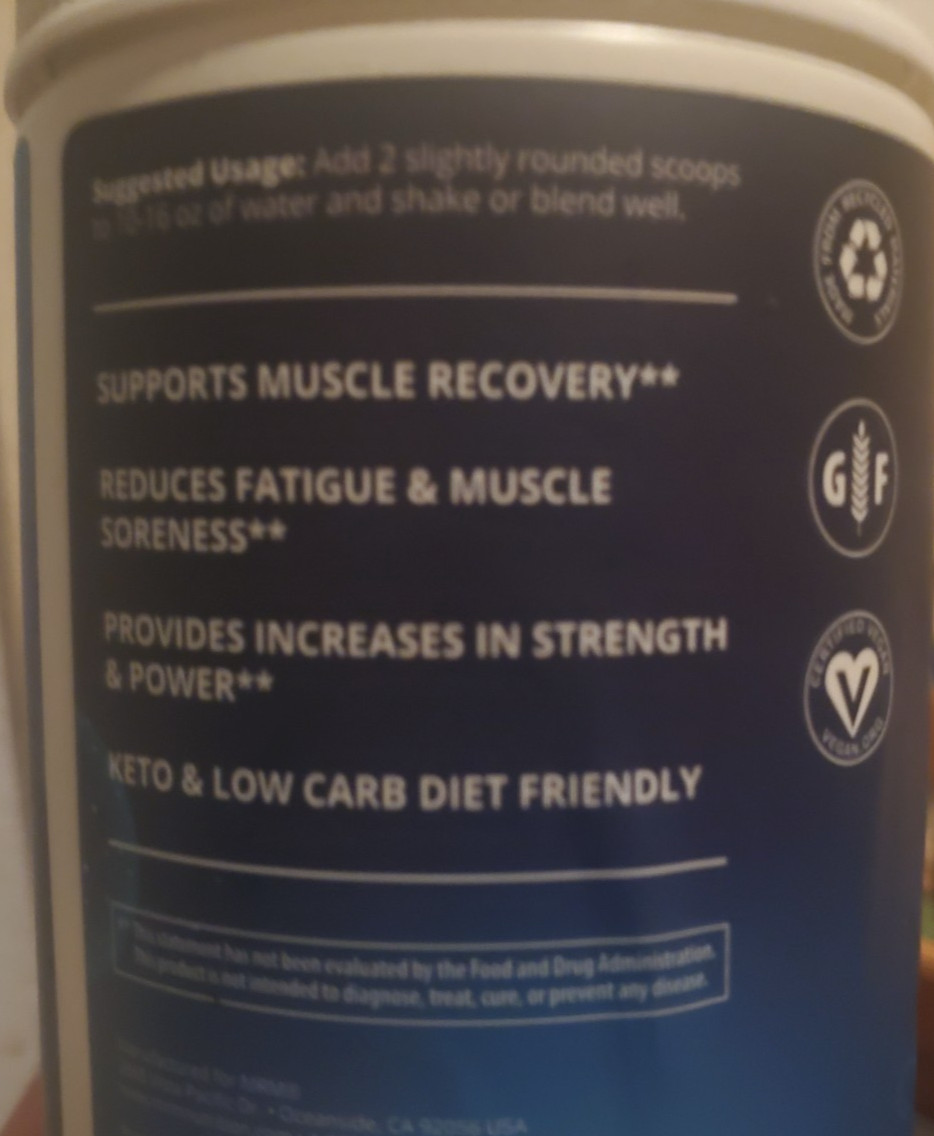 MRM Nutrition Reload BCAA+G, post workout recovery drink mix