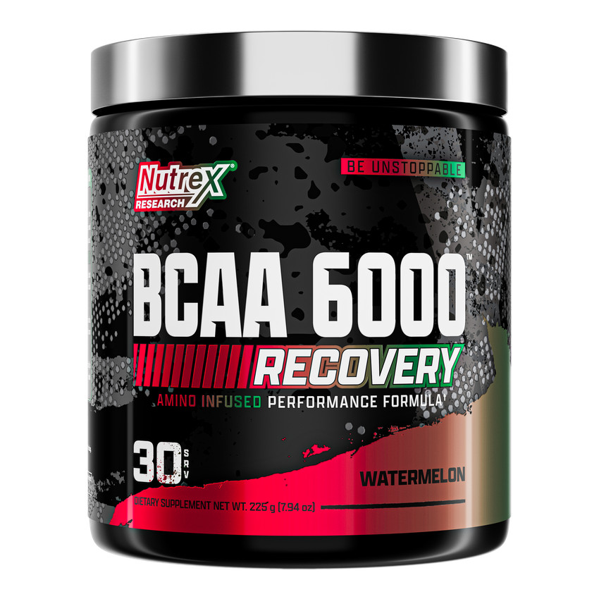 Nutrex BCAA 6000 Recovery Endurance Amino Acid Leucine Valine Isoleucine 30 Svgs