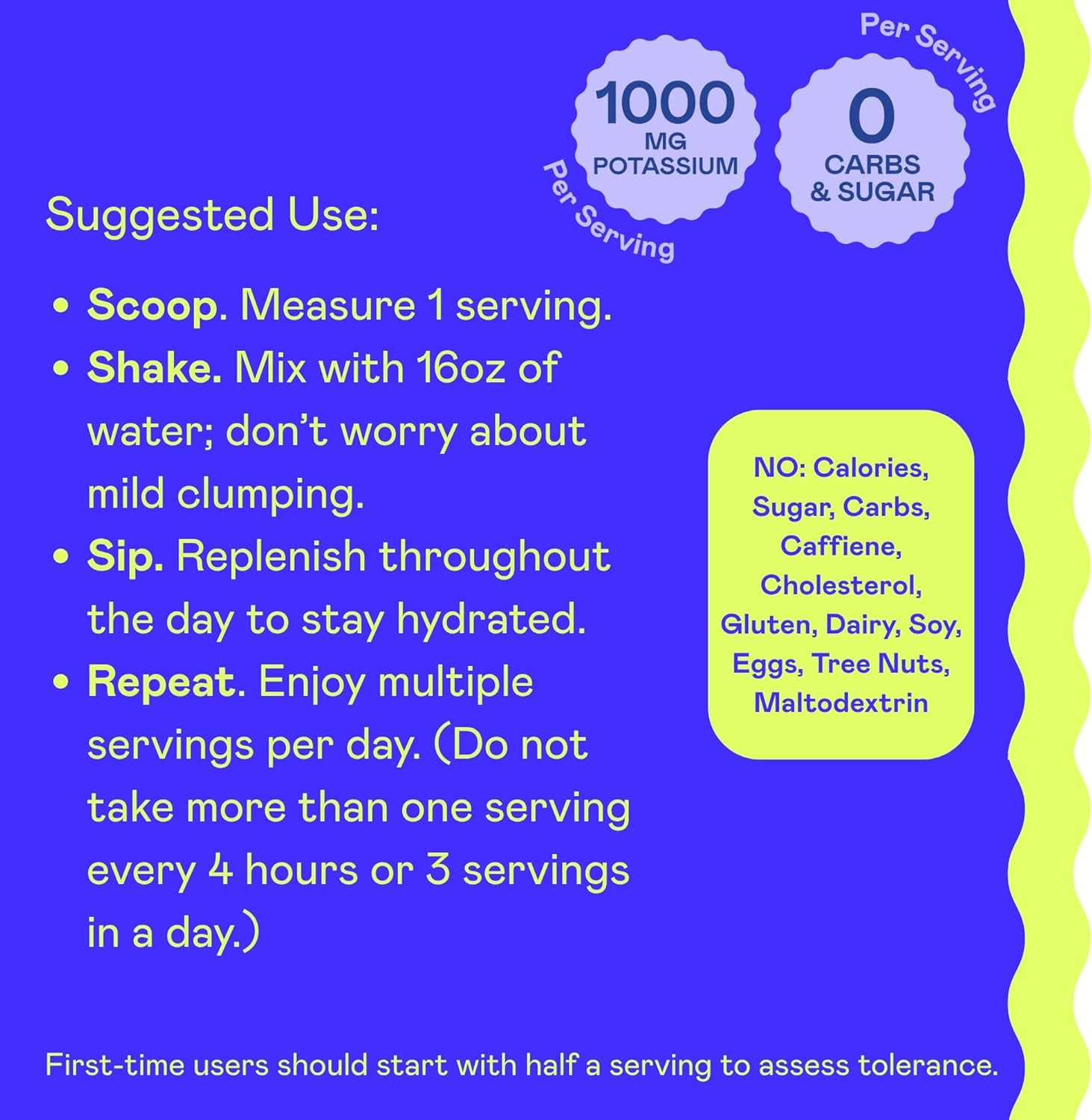 Hi-Lyte K1000 Electrolytes Powder Mix Unflavored Keto & Performance, 50 Servings