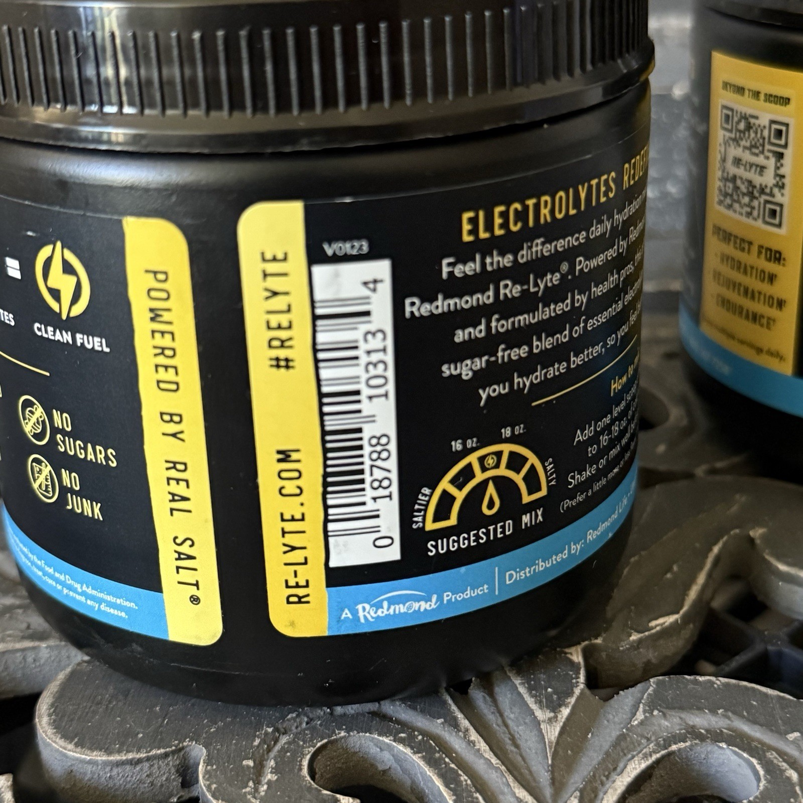 Redmond Re-Lyte Relyte Hydration Pina Colada Bundle of 2 Electrolyte Powder