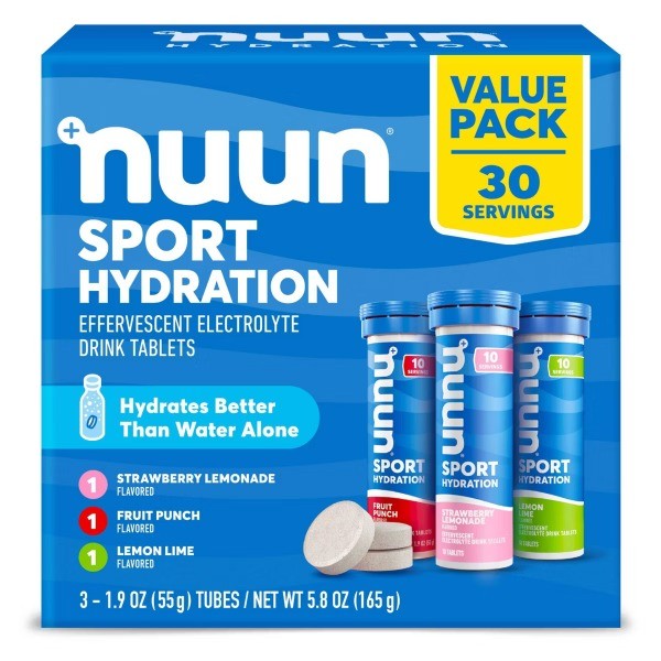 Hydration Sport Drink Dissolving Vegan Tablets – Variety Pack – 5.8oz/30ct
