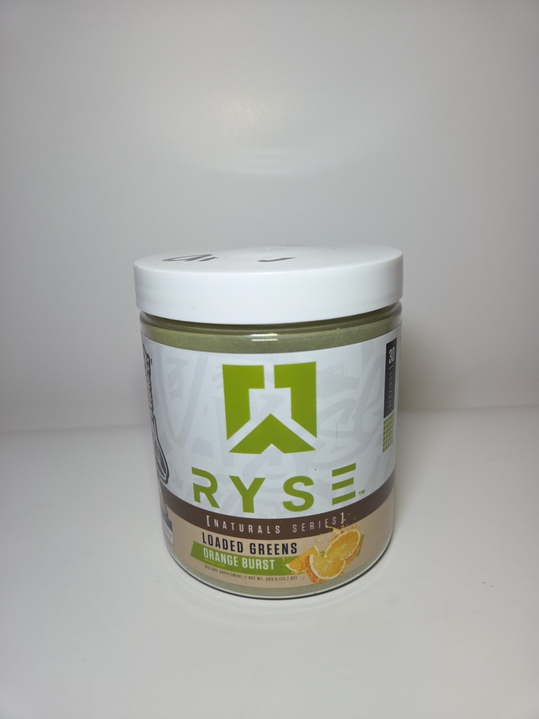 Exp10/2025 RYSE Loaded Greens Orange Burst 30 Servings Natural Series