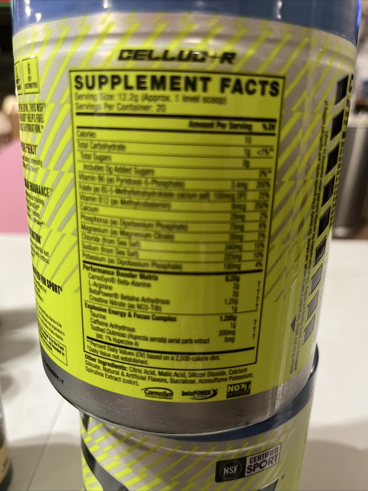 C4 Sport, Pre-Workout, Icy Blue Razz, 8.6 oz (244 g) Exp 3/26