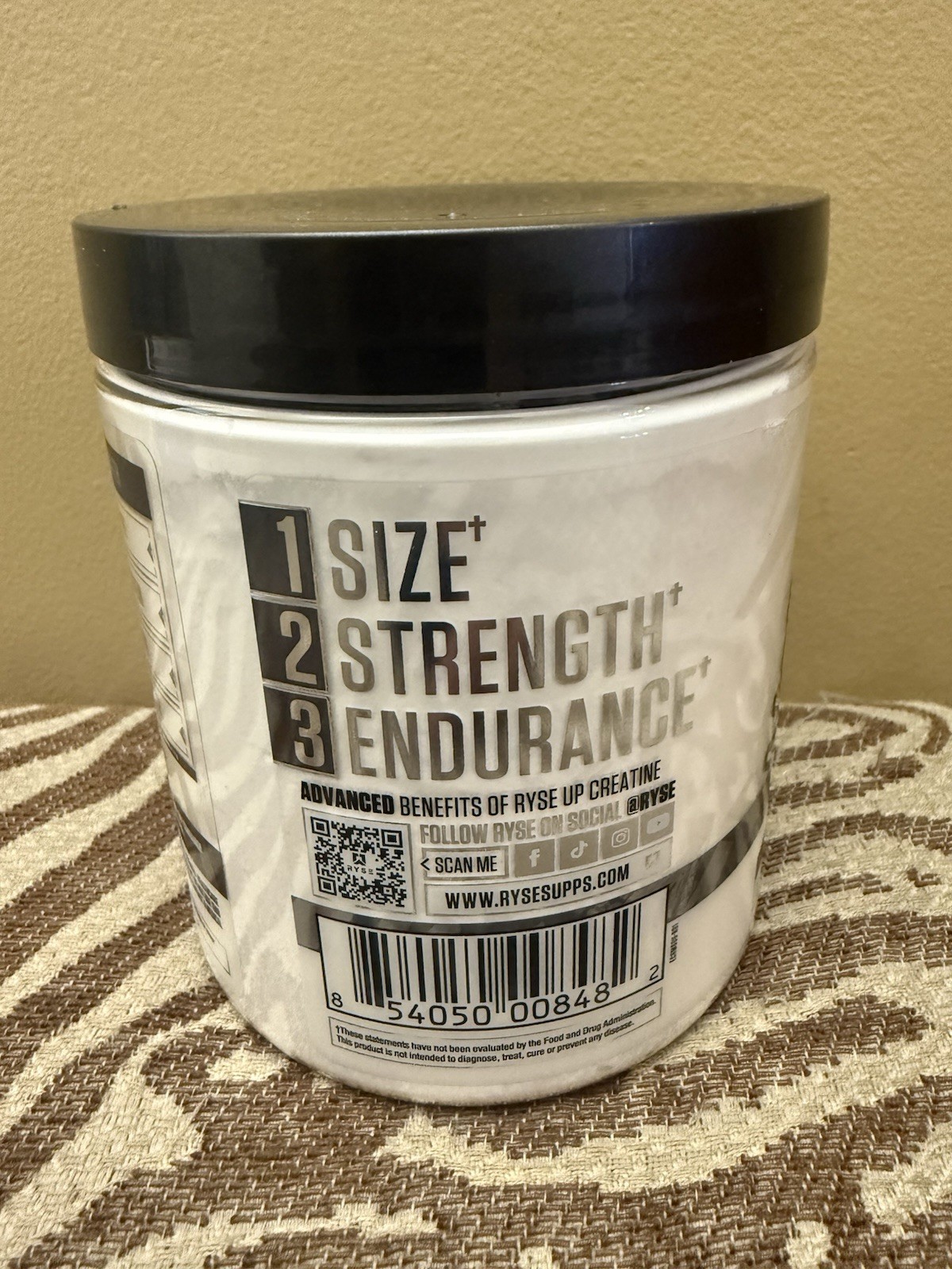 Ryse Element Series Creatine Monohydrate Powder – Size: 10.6 oz Exp 12/2027